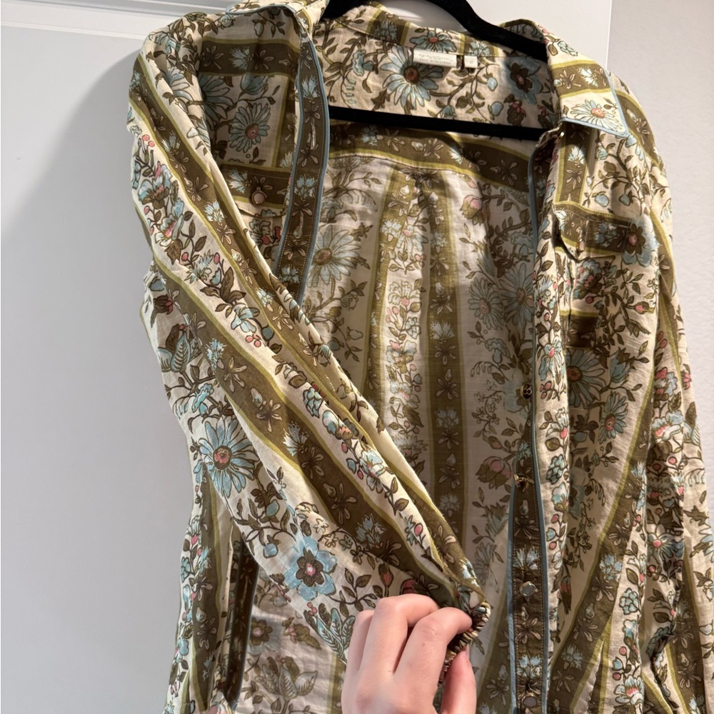 NWT Spartina Claudette Blouse- Size S